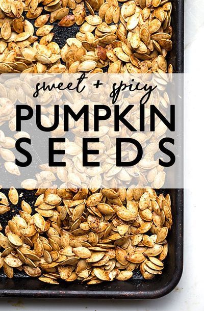 Sweet Spicy Roasted Pumpkin Seeds coated in savory brown sugar caramel that cools into candy-like roasted pumpkin seed clusters. roasted pumpkin seeds | pumpkin seeds recipe | candied pumpkin seeds | savory caramel coated seeds Savory Pumpkin Seeds, Flavored Pumpkin Seeds, Pumpkin Seed Recipes Roasted, Spicy Roasted Pumpkin Seeds, Seed Clusters, Candied Pumpkin, Spicy Pumpkin Seeds, Pumpkin Seeds Recipe, Brown Sugar Caramel