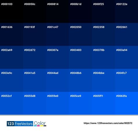 Pantone 288 C | #002D72 - Detailed Color Information and Usage Dark Blue Pantone Palette, Blue Colour Pantone, Pantone Cobalt Blue, Pantone Classic Blue, Pantone Tcx Blue, Split Complementary Colors, Balloon Background, Valentine Background, Monochromatic Palette