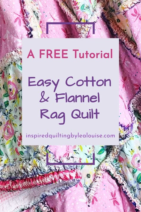 Are you looking for an easy way to make a rag quilt? Or maybe you’re new to rag quilts. Check out this DIY rag quilt tutorial! This quilt is perfect for beginners and can be made in a variety of different designs and colors. Learn how to make a cotton & flannel rag quilt using 10″ squares and start sewing your own rag quilt today! Be sure to add a DIY Quilt Label! Diy Rag Quilt, Easy Rag Quilt, Free Rag Quilt Patterns, Strip Rag Quilts, Rag Quilt Instructions, Batik Quilt Patterns, Free Quilt Patterns For Beginners, Square Quilt Patterns, Easy Quilting Techniques