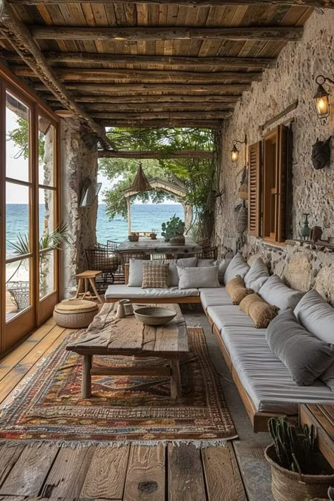 Casa Country, Mediterranean Home, Baxton Studio, Cabins And Cottages, Elegant Interiors, Stone Houses, Stone House, Mediterranean Style, Dream House Decor