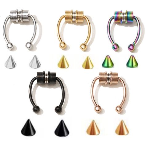 Magnetic Septum, Nose Ring Sizes, Faux Nose Ring, Fake Nose Ring, Septum Nose Rings, Septum Nose, Horseshoe Ring, Fake Nose Rings, Fake Nose