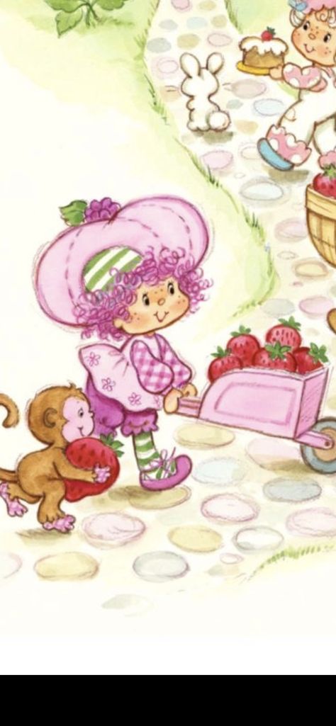 Strawberry Shortcake Wallpaper, Huckleberry Pie, Raspberry Torte, Berry Shortcake, Strawberry Shortcake Cartoon, Strawberry Shortcake Characters, Raspberry Tarts, Strawberry Shortcake Doll, Vintage Strawberry Shortcake