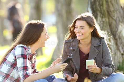 Two friends talking holding their smart phones. Two happy friends talking and la , #AFFILIATE, #smart, #phones, #holding, #friends, #talking #ad Friends Talking, Ivy League Universities, Psychological Science, Happy Friends, Worst Case Scenario, I Want To Know, Friend Pictures, Picture Video, Hold On