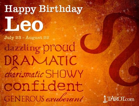 Happy Birthday Leo Happy Birthday Aries, Happy Birthday Leo, Birthday Leo, Leo Man, Leo Woman, Birthday Horoscope, Aries Baby, August Baby, Leo Girl