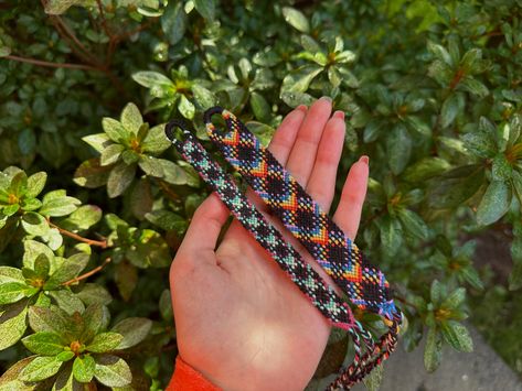 Shop my bracelets on my etsy @braceletspl Handmade Friendship Bracelets, Friendship Bracelets, Keychains, Wall Hanging, Etsy Shop, Shop My, Pattern, Instagram