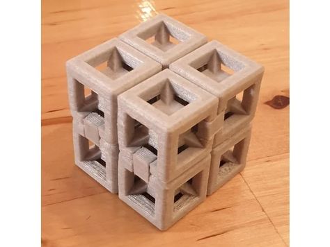 Infinite Torture Cube v2 by z0333 - Thingiverse Infinite Cube, 3d Maze, 3d Printing Projects, 3d Print, 3d Printing, Tool Design