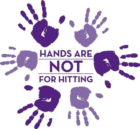 Hands Are Not For Hitting, Dv Survivor, Prevention Month, Senior Project, Anais Nin, Bulletin Boards, Education, Health, Purple