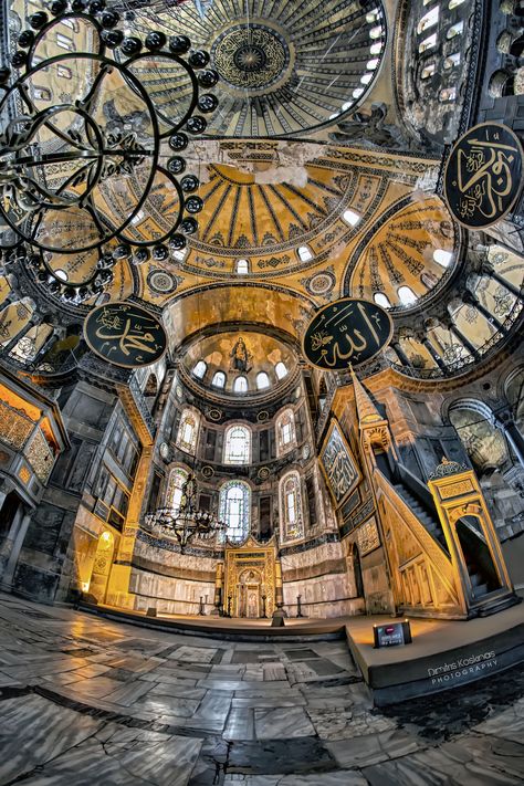 Turkey Masjid, Hagia Sophia Mosque, Mosque Turkey, Hagia Sophia Istanbul, Istanbul Turkey Photography, Byzantine Architecture, H And M, Mosque Architecture, Church Interior