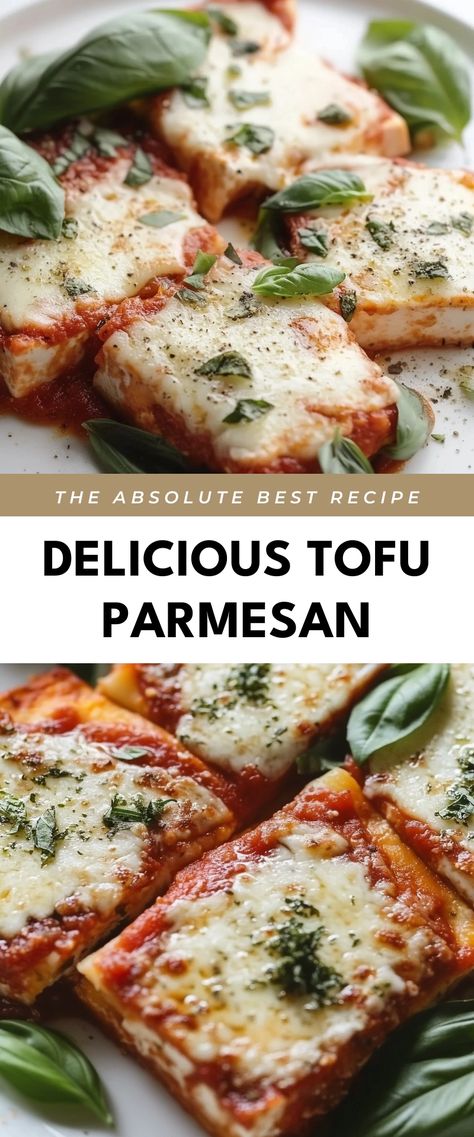 Image for Delicious Tofu Parmesan Tofu Italian Recipes, Tofu Chicken Recipes, High Protein Tofu Meals, Tofu Air Fryer Recipes Easy, Tofu Keto Recipes, Simple Tofu Recipes Healthy, Extra Firm Tofu Recipes For Beginners, Gluten Free Tofu Recipes, Low Calorie Tofu Recipes