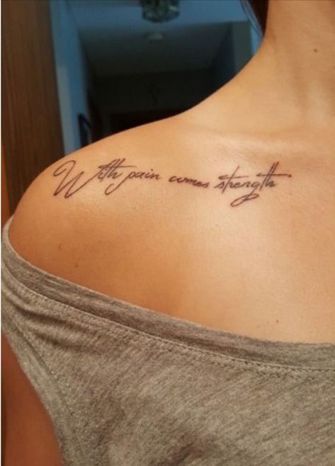 Symbols Of Strength Tattoos, Bone Tattoos, Snakebites, Strength Tattoo, Inspiration Tattoos, Collar Bone Tattoo, Classy Tattoos, Tattoos For Daughters, Mom Tattoos