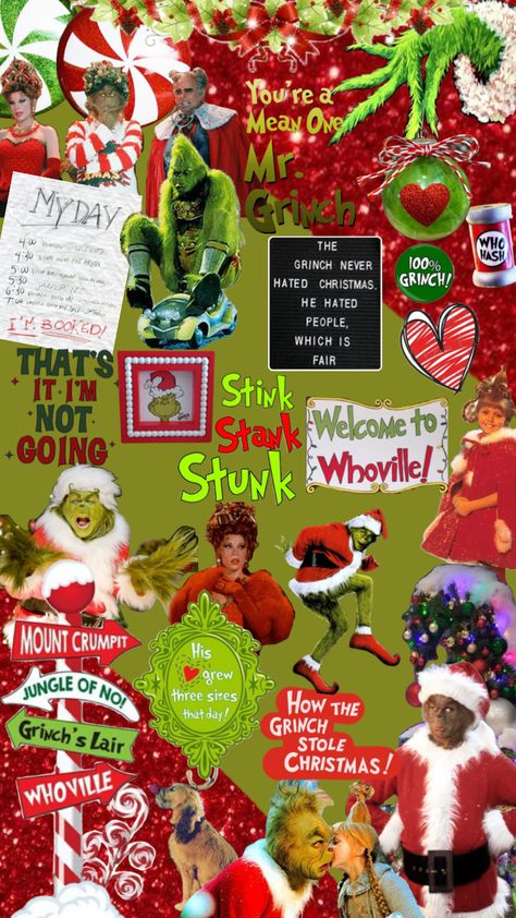 #fyp #wallpaper #vibes #thegrinch #aesthetic #grinch #fypshuffle Whoville Christmas Wallpaper, Grinch Phone Wallpaper Aesthetic, Grinch Wallpaper Ipad, Funny Christmas Wallpaper Grinch, The Grinch Wallpaper Iphone, Grinch Background Wallpapers, The Grinch Aesthetic Wallpaper, Grinch Aesthetic Wallpaper, Cute Grinch Wallpaper