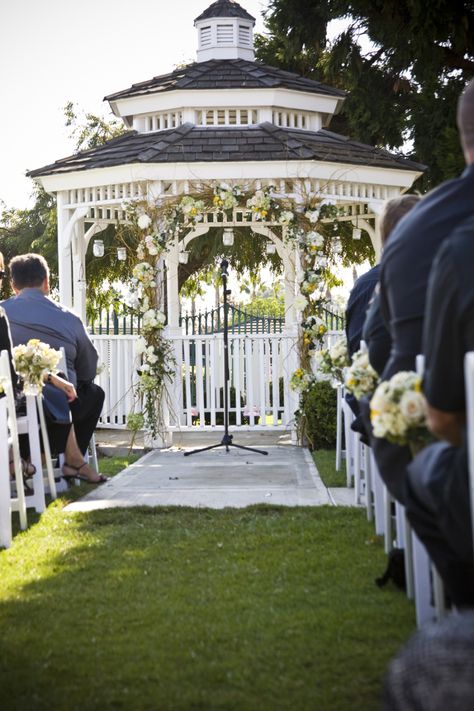 Outdoor Hardscape, Eyes Staring, Gazebo Wedding, Beautiful Blue Eyes, Garden Gazebo, Backyard Lighting, Wedding Event Venues, Southern Weddings, Diy Home Decor On A Budget