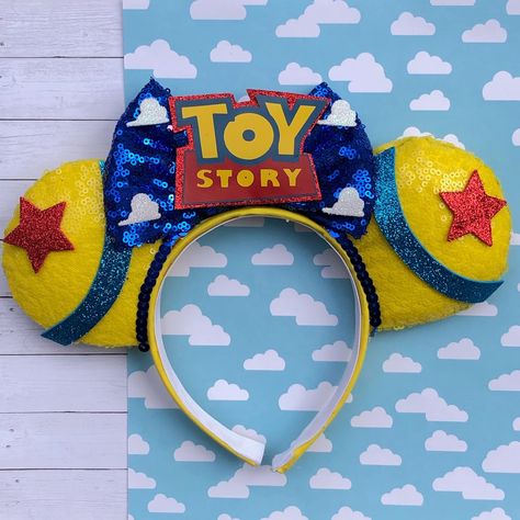 Toy Story Ears, Hollywood Studios Ears, Toy Story Disney Ears, Woody Mickey Ears, Toy Story Mickey Ears, Jessie Mickey Ears, Disney World Headbands, Disney Camping, Disneyland Ears