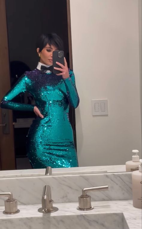 Kim as Kris Kim Kardashian Halloween, Kardashian Halloween, Floral Pantsuit, Kourtney Kardashian Travis Barker, Kourtney Kardashian Travis, Khloe Kardashian Tristan Thompson, Corey Gamble, Khloe Kardashian And Tristan, 67th Birthday