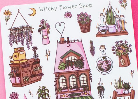 Sticker Sheets — Shop — Marigona Suli Marigona Suli, Witch Room, Shop Sticker, Pumpkin Stickers, Bee Sticker, Autumn Stickers, Christmas Car, Letter Stickers, Bullet Journal Stickers