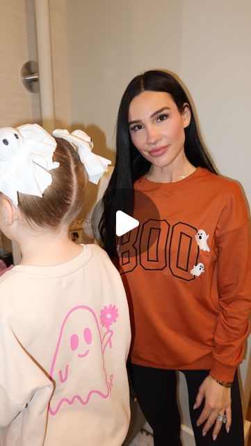 Krystiana on Instagram: "Boo buns on my little boo! Such a cute hairstyle and only takes 5 minutes! 

#moms #momlife #daughter #parents #hairtutorial" Boo Buns Hair, Boo Buns, Boo Hairstyle, A Cute Hairstyle, Makeup For Moms, Halloween Music, Cute Hairstyle, Girls Hair, Music Box