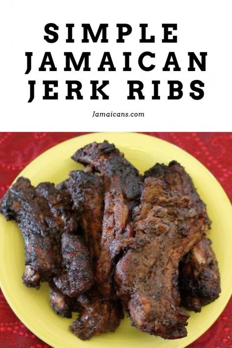 Jamaican Chinese Food, Keto Jamaican Recipes, Jerk Pork Recipes, West Indian Recipes, Jerk Ribs, Jerk Recipes, Jamaican Jerk Pork, Jerk Recipe, Ribs Recipes