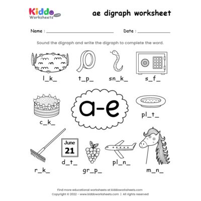 Ae Words, Ee Words, Digraphs Worksheets, Digraph Words, Blends Worksheets, Vowel Worksheets, Free Printable Flash Cards, Spelling Worksheets, Flashcards For Kids