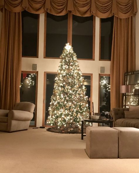 Fall Ideas Decorating, Luxury Christmas Decor, Christmas Decor Inspiration, Christmas Decorations Living Room, Christmas Feeling, Christmas Living Rooms, Christmas Inspo, Christmas Wonderland, Decor Aesthetic