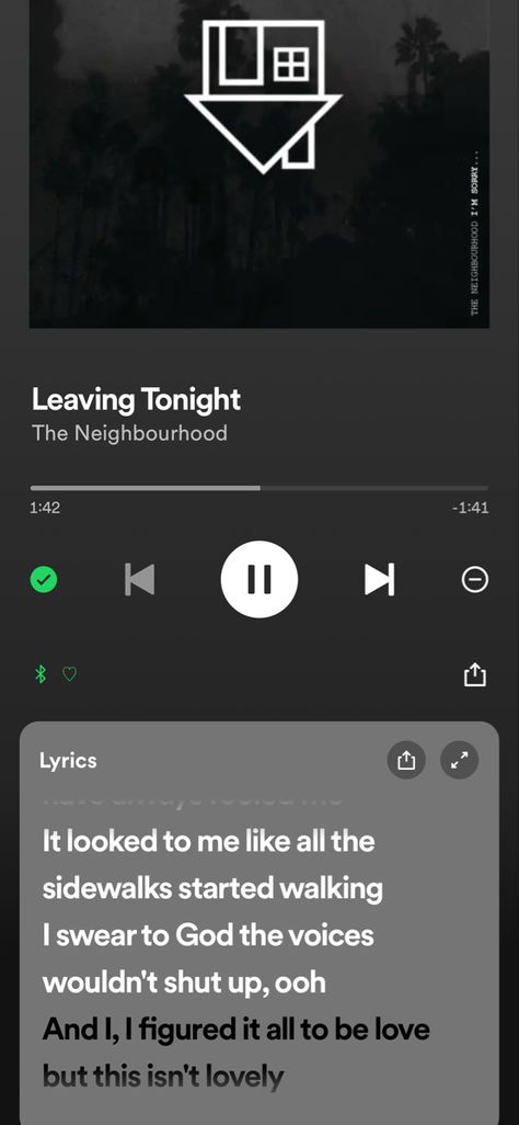 aesthetic spotify screenshot Spotify Screenshot Aesthetic, Screenshot Aesthetic, Spotify Screenshot, Aesthetic Spotify, Spotify Aesthetic, The Neighbourhood, Music, Quick Saves