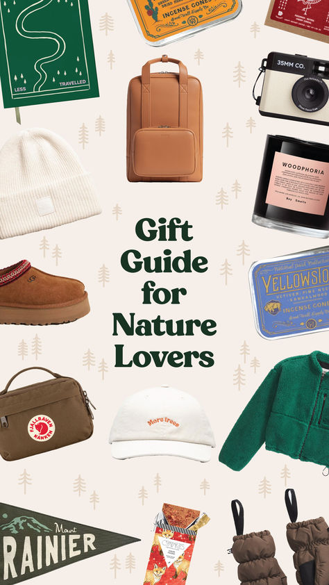 The holidays are just around the corner, and I couldn’t be more excited to share this curated gift guide for the nature lovers in your life! These handpicked items are perfect for adventurers, whether they’re hitting the trails or enjoying the great outdoors closer to home. Gifts For The Outdoor Woman, Gift Ideas For Nature Lovers, Gifts For Granola Friends, Nature Lover Gifts, Outdoorsy Gifts For Him, Gifts For Outdoorsy Women, Outdoor Gift Ideas, Smell Gift, Presents Under The Tree