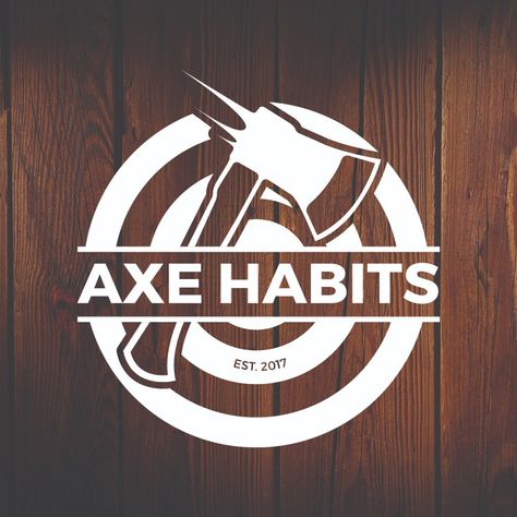 Axe Habits is an indoor axe throwing range. Whether you are new to the sport of axe throwing or you have tried it before and want to brush up on your skills, they are thrilled to invite you to share a drink and throw some axes with the best! I offered this logo to the client and they loved the direction I was going. They were rebranding and needed a clean logo that used their “Axe” file and a minimal target design. They have two versions that they use for different purposes. Client: Axe Habits Clean Logo, Cleaning Logo, Deep South, The Client, Axes, A Drink, Retail Logos, Logo Design, Target