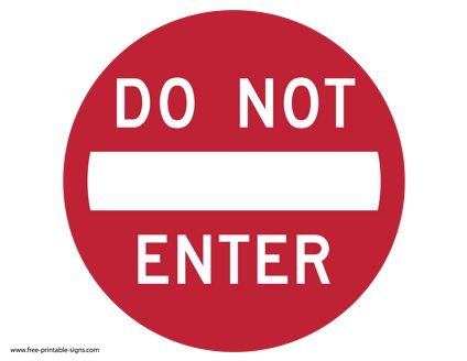 Download this printable no entry sign in a PDF format that can be used for teaching young children the traffic signs. Do not enter road sign used in the US. No Entry, Do Not Enter, Reserved Wedding Signs, Do Not Enter Sign, Reserved Table Signs, Property Signs, Design Studio Logo, Entry Signs, Reserved Signs