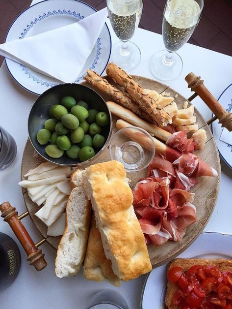 Aperitivo- TownandCountrymag.com Aesthetic Foods, Pirate Queen, Beautiful Cities, Family Table, Cured Meats, Food Goals, Most Beautiful Cities, Northern Italy, Pretty Food