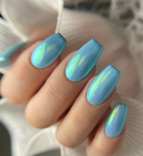 Teal Nails With Rhinestones, Blue Nails Glitter, Dip Nail Designs, Happy Hobbies, Julie Campbell, Pearl Nail Art, Dip Manicure, Teal Nails, Dip Nail