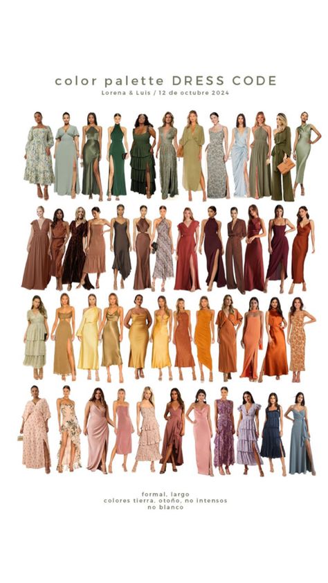 Prom Dress Colors For Tan Skin, Earthy Tones Outfit Color Combos, Muted Colors Wedding, Neutral Dress Code, Cocktail Wedding Attire, Pastel Color Dress, Toned Girls, Earth Tone Color Palette, Neutral Dress