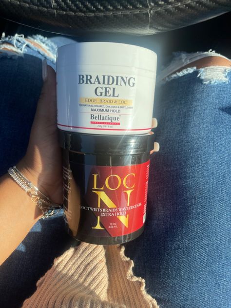 People use braiding gels to mold hair Braiding Hair Products, Hairstyles Lines, Best Braiding Gel For Knotless Braids, Cornrows Natural Hairstyles, Braiding Gel For Natural Hair, Packing Gel With Attachment Hairstyle, Packing Gel Hairstyle With Attachment, French Braid On Curly Hair, Gel For Braiding Hair