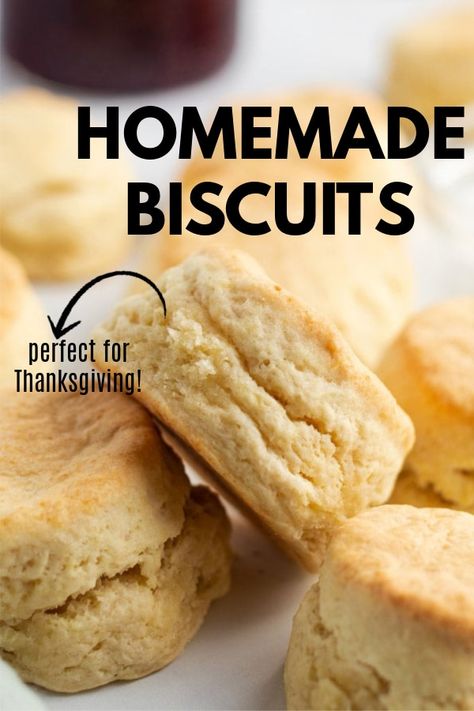 Only 5 ingredients, comes together quickly, and on the table in about half an hour, these homemade biscuits are perfect! Recipes With Crisco, Tea Biscuit Recipe, Homemade Biscuit Recipe, Best Homemade Biscuits, Sour Cream Biscuits, Homemade Biscuit, Tea Biscuit, Easy Homemade Biscuits, Crisco Recipes