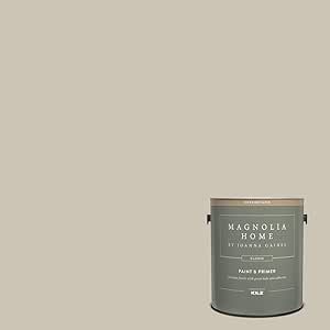 Magnolia Home by Joanna Gaines Classic Interior Wall, Ceiling, Trim Paint and Primer, Satin Finish, 1 Gallon - GATHERINGS Magnolia Paint Colors, Magnolia Paint, Trim Paint, Ceiling Trim, Color Combinations Paint, Painting Trim, Wall Ceiling, Magnolia Homes, Joanna Gaines