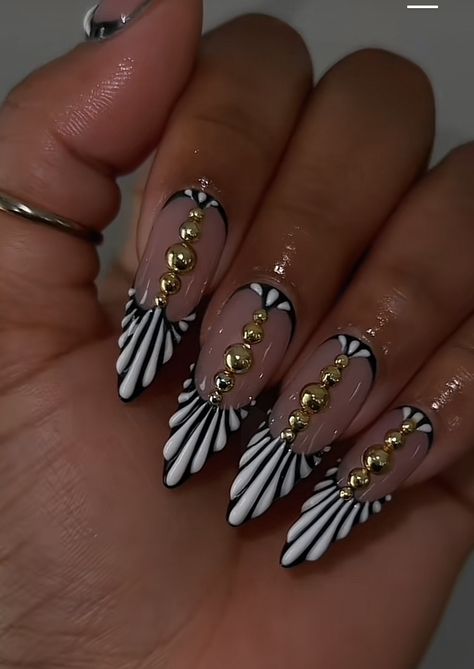 Medium Acrylics, Fingernail Polish, Long Acrylic, Pearl Nails, Glam Nails, Nails 2024, Coffin Nails Designs, Bling Nails, Nail It