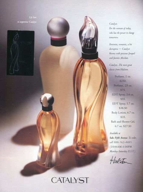 Perfume Ads Creative, Halston Perfume, Cindy Crawford Photo, Perfume Ads, Perfume Ad, Perfume For Men, Cindy Crawford, Beauty Skin Care Routine, Print Ad