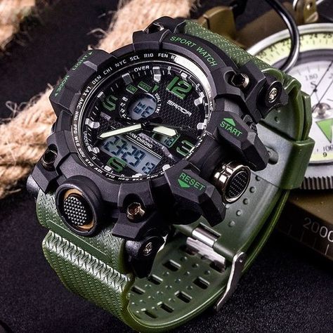 Digital Wrist Watch, Waterproof Sports Watch, Casio Classic, Digital Sports Watches, Tactical Survival, Bracelet Couple, Mens Sport Watches, Mens Fashion Watches, Watches Luxury