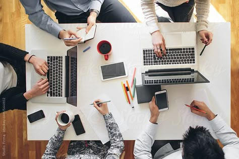 Meeting in business office. by dijanato | Stocksy United Gift Photoshoot, Office Lifestyle, Photography Office, Healthcare Business, Office People, Medical Business, Salon Suites, Business Photoshoot, Photos Inspo