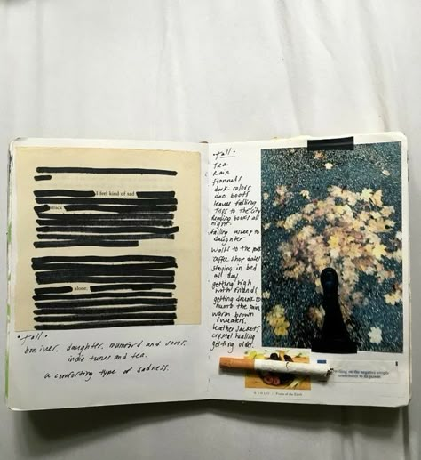 Stop Romanticizing, Kunstjournal Inspiration, Art Journal Inspo, Art Journal Therapy, Diary Ideas, Art Diary, Bullet Journal Art, Visual Journal, Arte Sketchbook