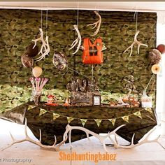 Hunting Themed Birthday Party, Deer Hunting Party, Hunting Party Decorations, Hunting Birthday Party Decorations, Camo Birthday Invitations, Deer Hunting Birthday, Deer Birthday Party, Hunting Birthday Party, Camo Birthday Party