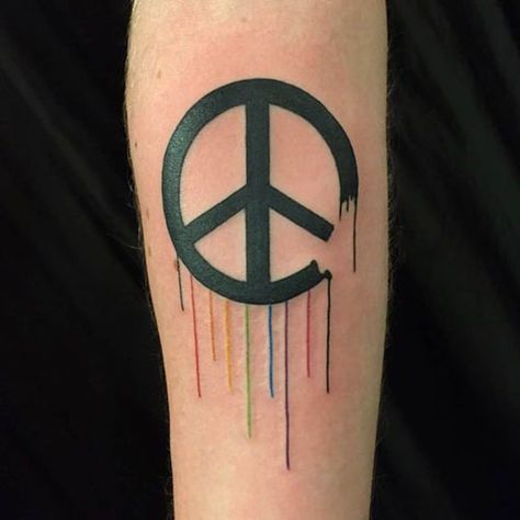 Best Peace Tattoo Designs 1 Inner Peace Symbol Tattoo, Peace Tattoo Designs, Inner Peace Tattoo, Love Finger Tattoo, Peace Sign Tattoos, Peace Tattoo, 42 Tattoo, Seattle Tattoo, Peace Tattoos