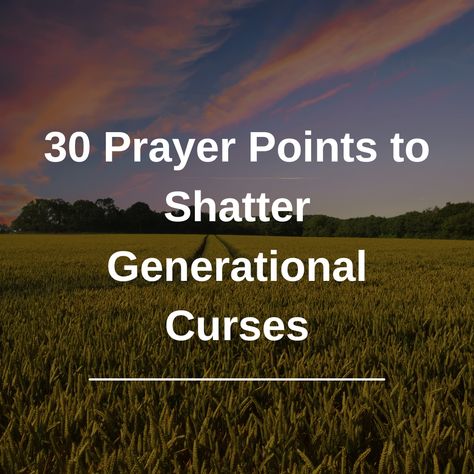 Today we will be dealing with 30 Prayer Points to Shatter Generational Curses. Generational curses are often perceived as recurring Breaking Generational Curses Quotes, Generational Curses, Prayer Points, Family Bible Study, Deliverance Prayers, Dream Meanings, Bible Reading Plan, Bible Prayers, Reading Plan