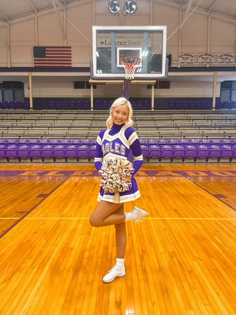 Cheer Poses Basketball, Senior Cheer Pictures Cheerleading Poses Basketball, Cheer Pictures Basketball, Highschool Cheer Uniforms, Basketball Cheer Pictures Poses, Basketball Cheer Pictures, Athletic Goals, Cheerleading Poses, Basketball Cheer