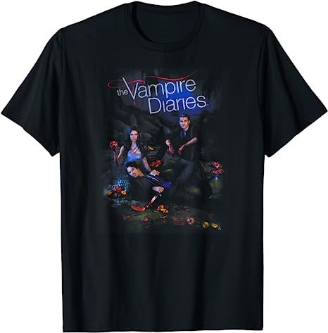 Amazon.com: Vampire Diaries Tempted T-Shirt : Clothing, Shoes & Jewelry Vampire Diaries Shirts, Supernatural Outfits, Vampire Diaries Outfits, Drama Tv, J Smith, Drama Tv Series, Mystic Falls, T Shirt Image, The Vampire Diaries