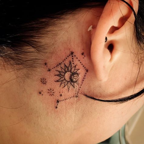 Libra Constellation Tattoo Behind Ear, Libra Tattoos, Libra Constellation Tattoo, Small Tattoos Ideas, Libra Constellation, Libra Tattoo, Libra Love, Constellation Tattoos, California Dreaming