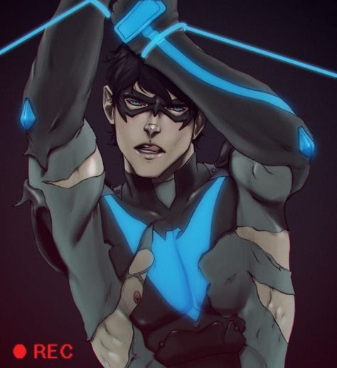 My Fabulous Picture Book - HOT Nightwing part 2 - Wattpad Anime Bebe, Arte Dc Comics, Male Characters, Bd Comics, Batman Family, Deserve Better, Batman Robin, Young Justice, Red Hood