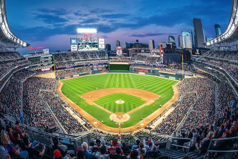 Major League Baseball Stadiums, Target Field, Mlb Stadiums, Cleveland Indians Baseball, Indians Baseball, Twins Baseball, Baseball Park, Ohio History, Sports Stadium