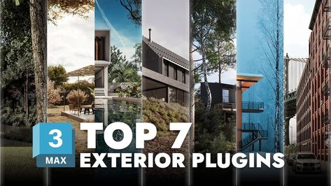 Top 7 3ds Max scripts for exteriors | Ejezeta Vray Tutorials, 3ds Max Design, Autocad Revit, 3ds Max Tutorials, Adobe Photoshop Tutorial, Architecture Design Concept, 3d Artist, Photoshop Tutorial, Game Development