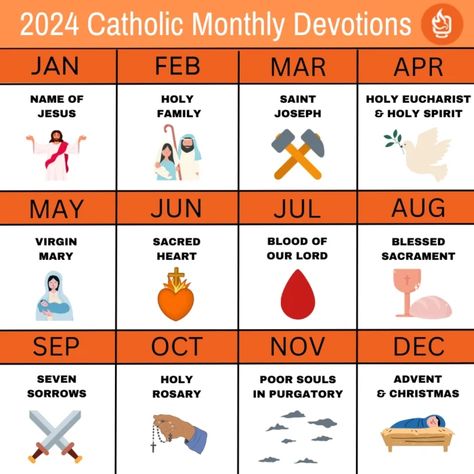 2024 Catholic Monthly Devotions - Catholic-Link Catholic Homeschool Curriculum, Teach Me To Pray, Catholic Devotions, Catholic Sacraments, Catholic Homeschool, Catholic Beliefs, Study Plans, Blessed Mary, Catholic Bible