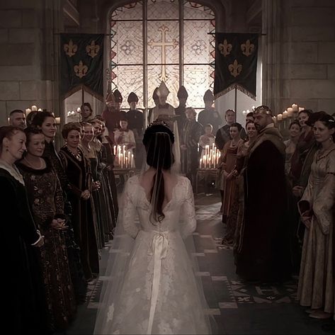 Reign Wedding, Mary And Francis, Reign Aesthetic, Reign Series, Reign Mary And Francis, Reign Tv Show, Reign Mary, Mary Stuart, Wedding Aesthetic