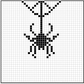 WitchWolfWeb Creations Charts: September 2011 Spider Pixel Art, Halloween Knits, Halloween Pixel Art, Halloween Knitting, Fair Isle Chart, Colorwork Chart, Tiny Cross Stitch, Halloween Socks, Filet Crochet Charts